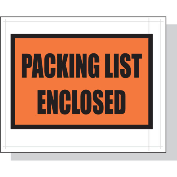 Packing List Envelopes