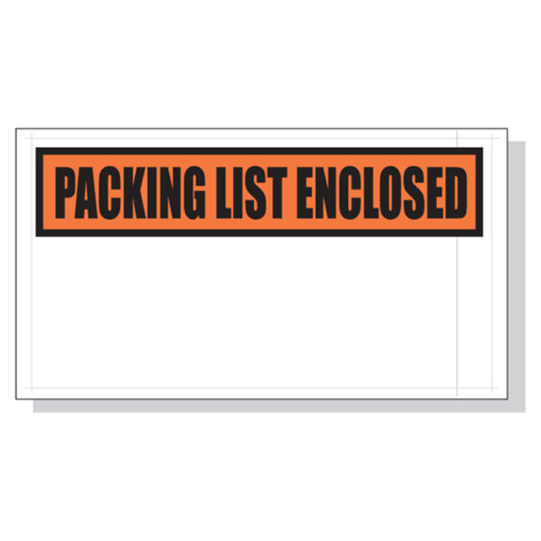 Packing List Envelopes